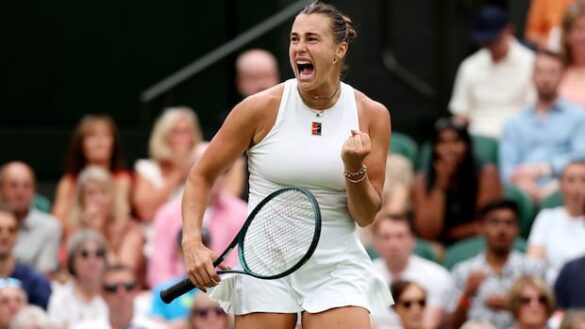 World No. 1 Aryna Sabalenka advances to Wimbledon quarterfinals in straight sets