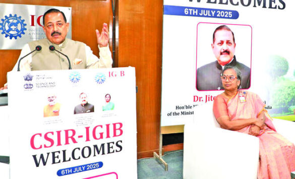 Dr Jitendra inaugurates ‘National Biobank’, cites gene related personalised treatment regimens in future