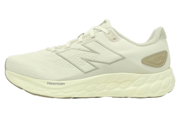 New Balance Fresh Foam 680 V8 2e Wide Beige / Silver
